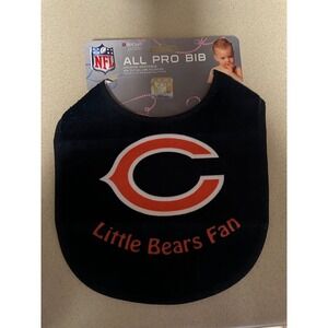 WinCraft NFL Chicago Bears All Pro Baby Bib Little Bears Fan New With Tags